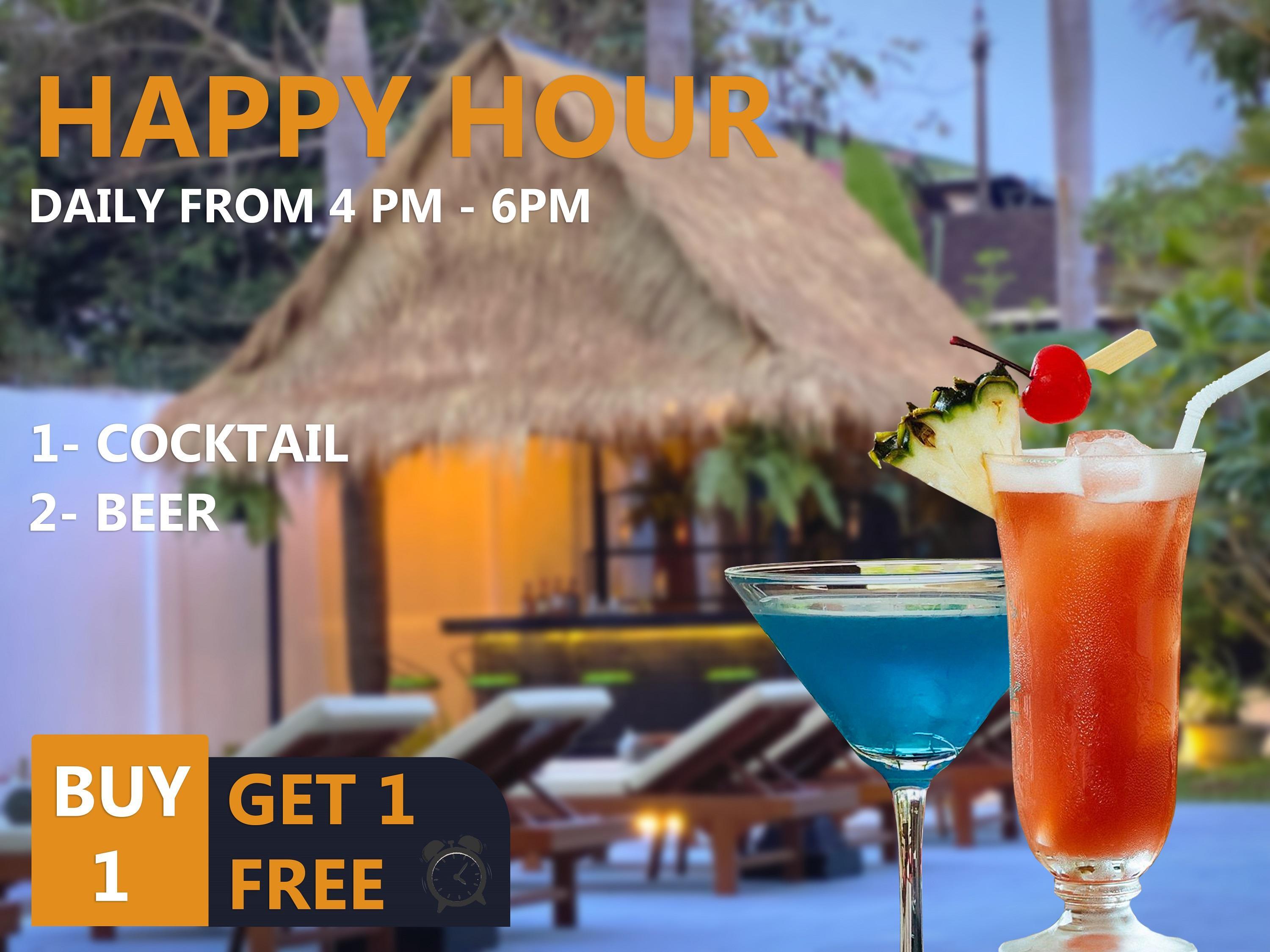 Sala Siem Reap Hotel Εξωτερικό φωτογραφία Happy hour advertisement
