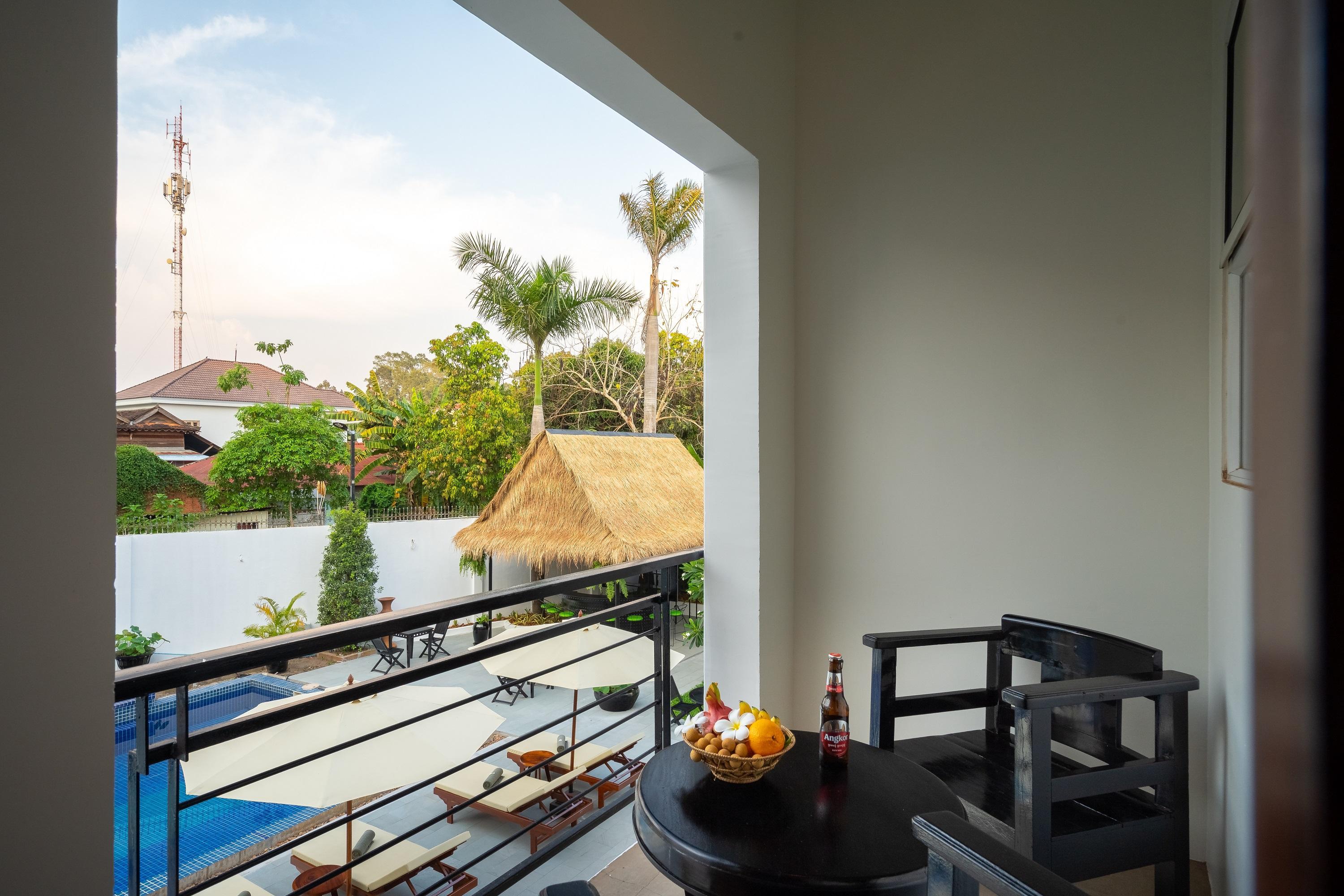 Sala Siem Reap Hotel Εξωτερικό φωτογραφία A balcony